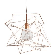 Asymmetric lampskärm Koppar-0