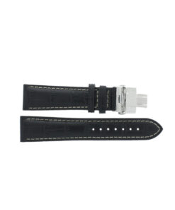 Certina DS Podium Svart Läderarmband 21/18mm. OBS! Endast Armbandet