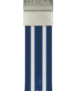 Certina DS Action C013.407.17.041.00 Silikonarmband Blå/Vit med spänne. OBS! Endast Armbandet