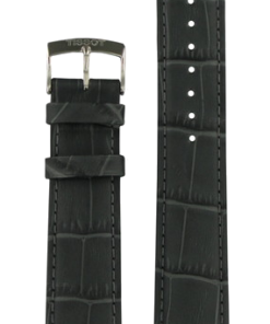 Svart läderarmband, Tissot PR 100 20/18 mm