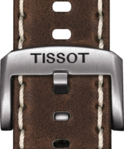 Mörk brun läderarmband Tissot Supersport Chrono 22/22 (MM)
