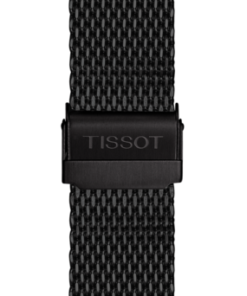 Svart armband i rostfritt stål Tissot PR 100