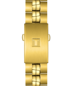 Guldig armband i rostfritt stål Tissot PR 100