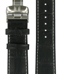 Tissot Tradition Chronograph Svart Läderarmband 20/18mm