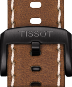 Brun läderarmband Tissot Supersport Chrono 22/22 (MM)