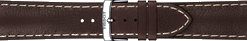 Brun läderarmband från Tissot 22/20 mm