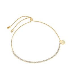 ARMBAND ELLERA TENNIS - 18 KT. GULDPLÄTERAD MED VITA ZIRKONIA