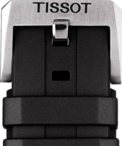 Tissot Black Rubber Strap Steel Buckle