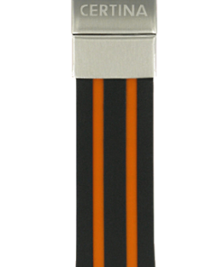 Certina DS Action Svart/Orange Syntetarmband