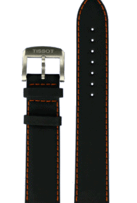 Tissot Quickster Svart Läderarmband 19mm/18mm