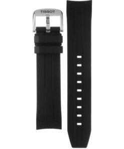 Tissot Seastar 1000 Black Rubber Strap, Steel Clasp