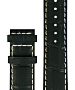 Certina Armband Läder Svart 19/18mm UTAN SPÄNNE