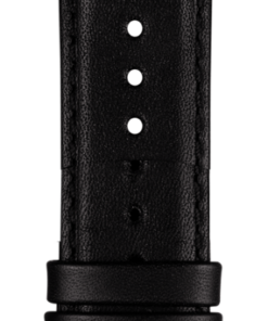 Svart läderband utan lås 20/18 MM PRS 516