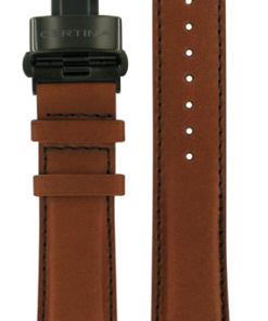 Brunt läderband 20/18 MM passar till Podium