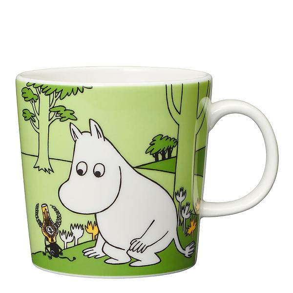 Mumin Mugg 0,3L Mumintrollet gräsgrön