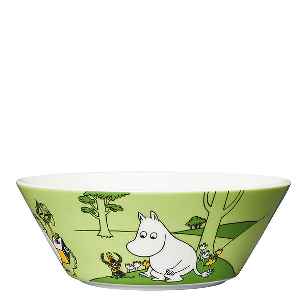 Mumin Skål Ø15 cm, Mumintrollet Gräsgrön