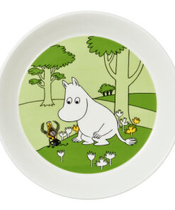 Arabia Mumin Mumintrollet Grön Tallrik Ø19cm