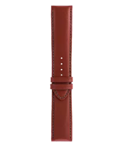 Brunt läderband 22/20 MM, utan lås passar till Podium