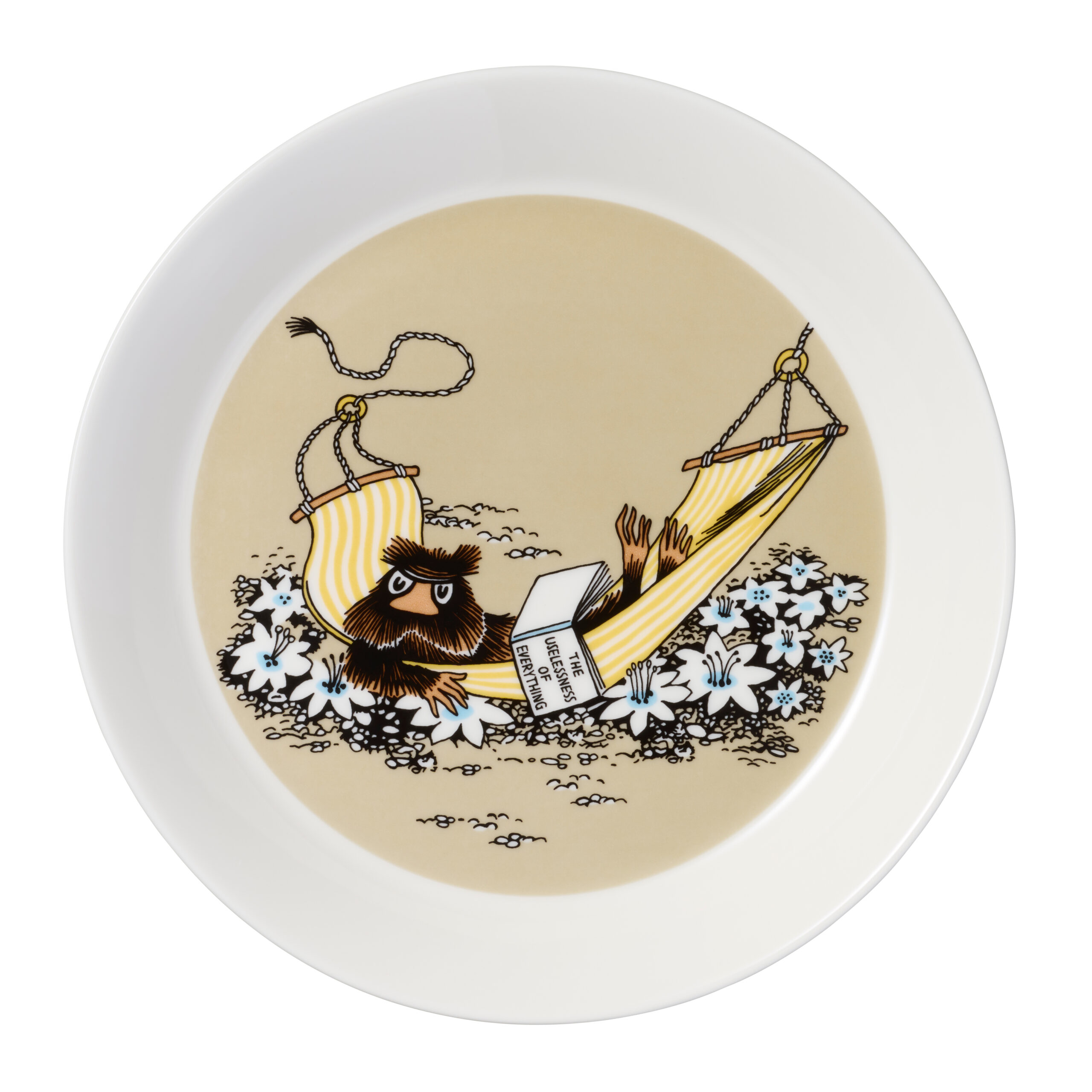 Mumin Tallrik 19cm Bisamråttan beige