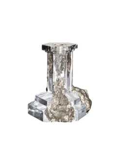 Kosta Boda Rocky Baroque Candlestick Glossy Glaze