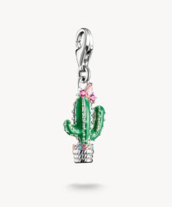 Ledamot Charm-hängsmycke kaktus silver