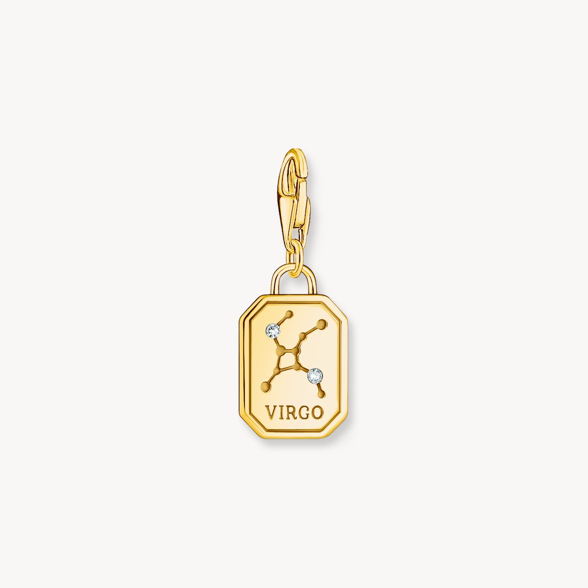 Thomas Sabo-Charm-hängsmycke stjärntecknet Jungfrun med stenar, pläterat - Bild 2