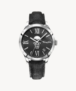Thomas Sabo- Herrklocka Rebel Icon dödskallen silverfärgad
