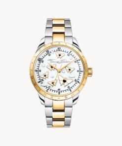 Damklocka med fjärilar i två färger