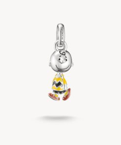 Charm-hängsmycke Charlie Brown PEANUTS Connect Silver