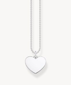 Halsband hjärta silver