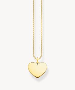 Halsband hjärta guld