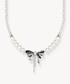 Halsband med pärlor Lovely Romance silver