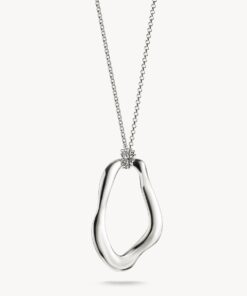 Halsband med hängsmycke Natural Beauty silver