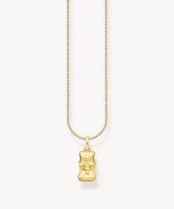 Halsband med guldpläterat hängsmycke HARIBO Goldbears