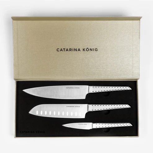 Catarina König Strawberry Knivset 3-delar i Giftbox