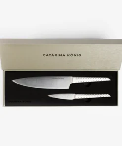 Catarina König Strawberry Knivset 2-delar Kock+Skalkniv i giftbox