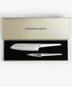 Catarina König Strawberry Knivset 2-delar Jap.kock+Skalkniv i giftbox