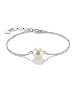Armband imiterad pärla Bold Elegance silver