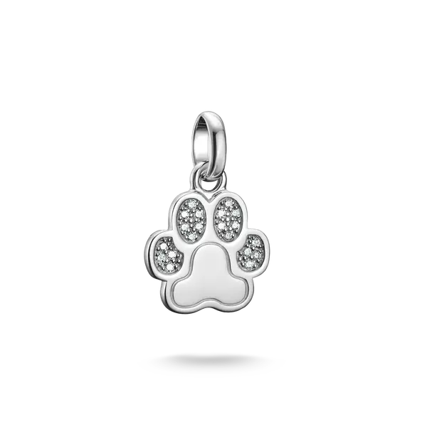 Charm-hängsmycke tass med stenar Connect silver