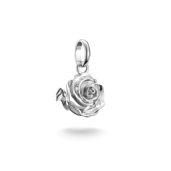 Charm-hängsmycke ros Connect silver