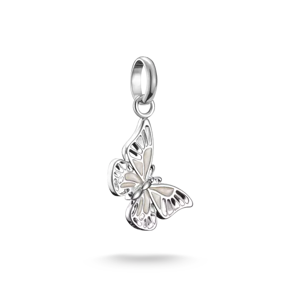Charm-hängsmycke fjäril Connect silver