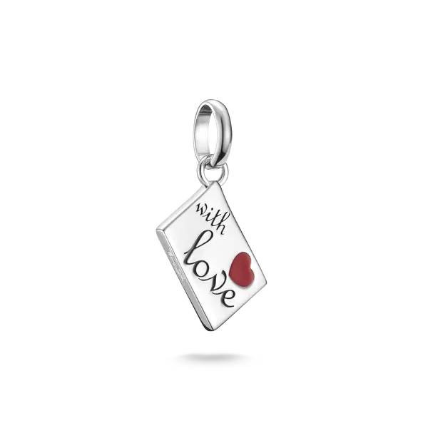 Charm-hängsmycke kärleksbrev Connect silver