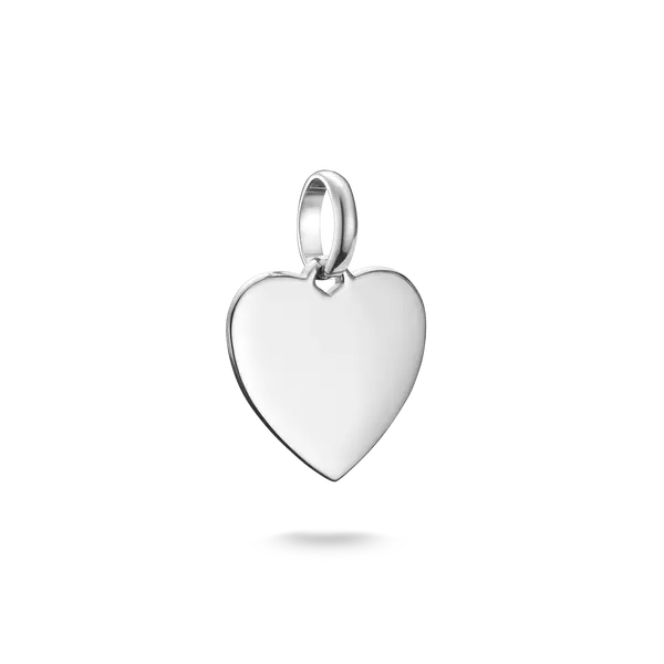 Charm-hängsmycke Hjärta Connect Silver