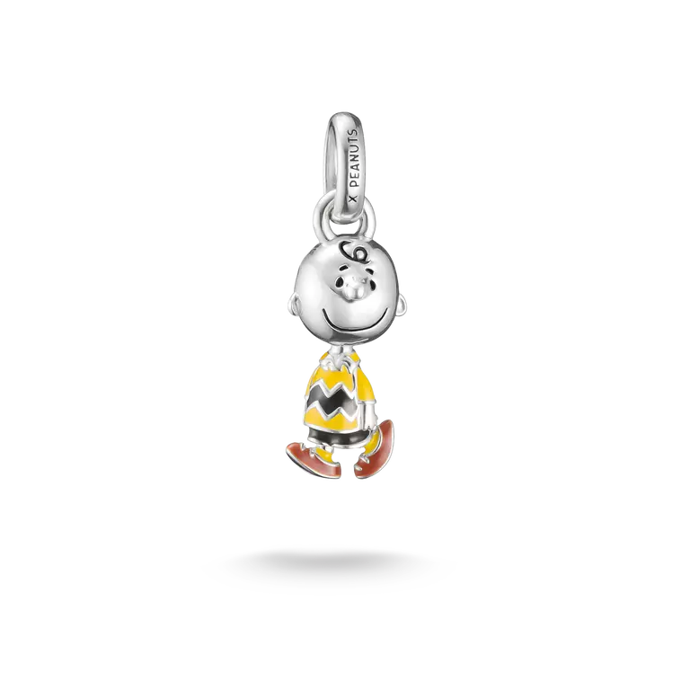 Charm-hängsmycke Charlie Brown PEANUTS Connect Silver