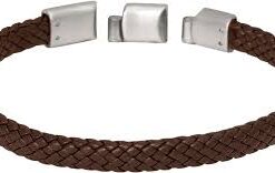 By Billgren – Lloyd | Läderarmband. Brunt/Stål