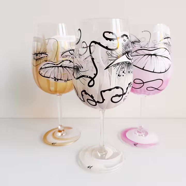 Gabriélla - Rödvinsglas - Bild 2