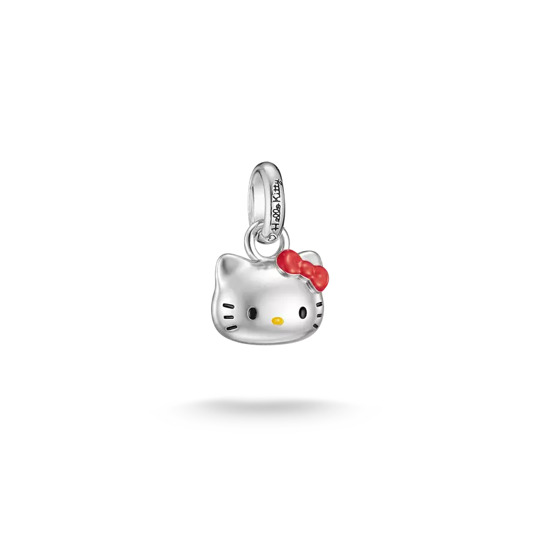 Hello Kitty Charm röd rosett – Connect