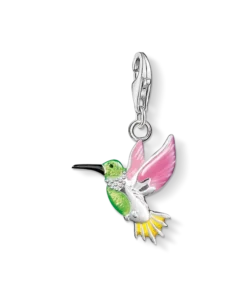 Thomas Sabo-Charm-hängsmycke färgglad kolibri