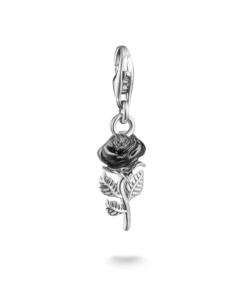Thomas Sabo-Charm-Hängsmycke True Romance Ros emalj Original silver